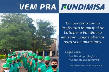 OPORTUNIDADE DE EMPREGO