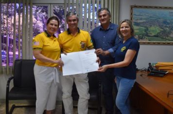 GOVERNADOR DO LIONS DISTRITO LD4 FAZ VISITA AO EXECUTIVO MUNICIPAL DE CATUIPE