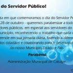 Parabéns Servidor Público!