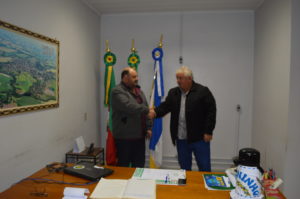 Presidente da Câmara de Vereadores Luiz Baroni assume a prefeitura de Catuipe
