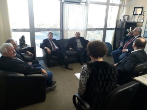 Prefeito Baroni esteve em audiência com secretario dos transportes Pedro Westhalen