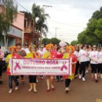 Caminhada encerra ações do Outubro Rosa em Catuípe