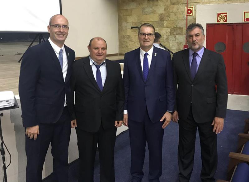 Prefeito Baroninho participa da solenidade de posse da Reitoria da UFSM