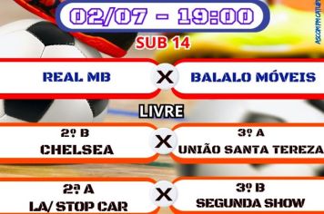 RODADA DO CAMPEONATO MUNICIPAL DE FUTSAL