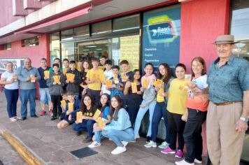 ALUNOS DA ESCOLA GIRASSOL DESENVOLVERAM CAMPANHA DO PROGRAMA EDUCAÇÃO FISCAL E NOTA FISCAL GAÚCHA