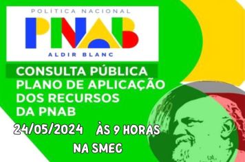 SECRETARIA MUNICIPAL DE EDUCAÇÃO, CULTURA, TURISMO E ESPORTE DE CATUÍPE/RS LANÇA CONSULTA PÚBLICA SOBRE PNAB - POLÍTICA NACIONAL ALDIR BLANC 