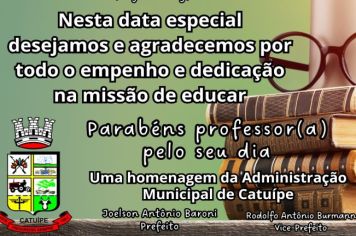 15 DE OUTUBRO, DIA DO PROFESSOR 