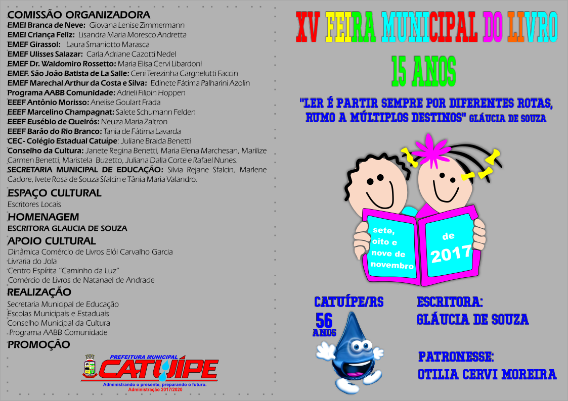 XV Feira Municipal do Livro inicia hoje em Catuipe