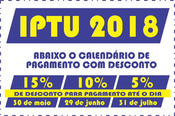 IPTU 2018 já está disponível