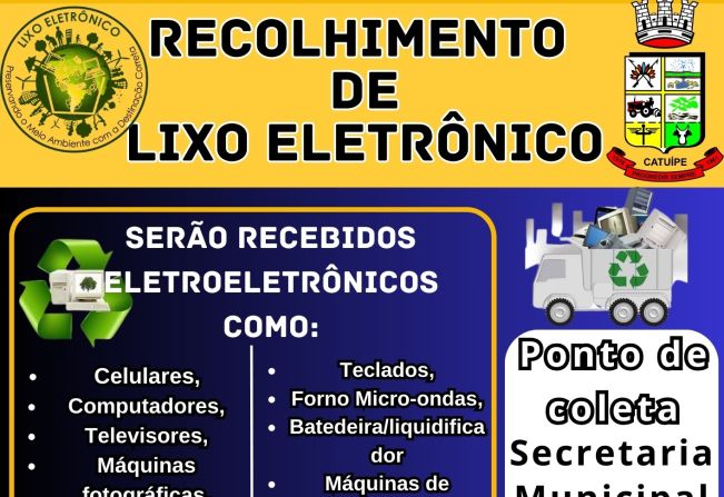 RECOLHIMENTO DE LIXO ELETRÔNICO