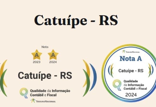 CATUÍPE É DESTAQUE EM RANKING DE QUALIDADE DA INFORMAÇÃO CONTÁBIL E FISCAL