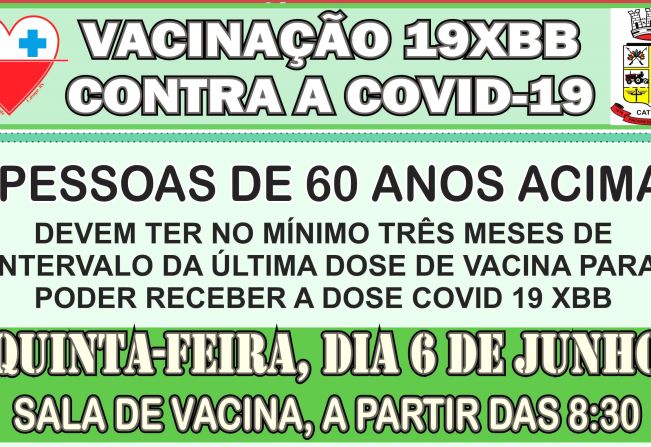 VACINAÇÃO CONTRA VARIANTES DA COVID-19 COM A VACINA XBB PARA GRUPO PRIORITÁRIO