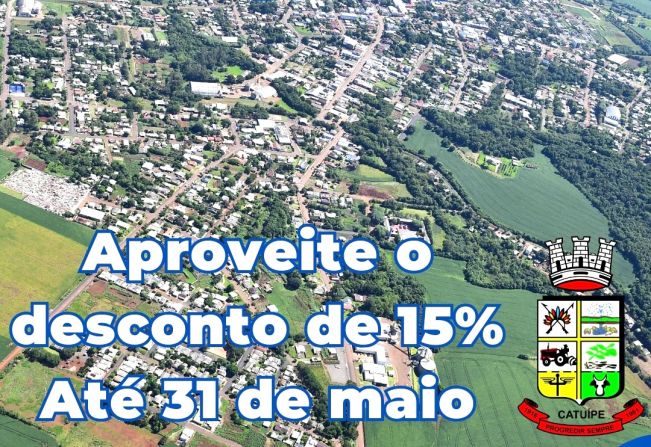 ÚLTIMA SEMANA PARA GARANTIR O DESCONTO MÁXIMO DO IPTU/2024
