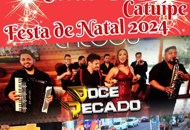 FESTA DE NATAL EM CATUÍPE SERÁ NESTA QUINTA-FEIRA